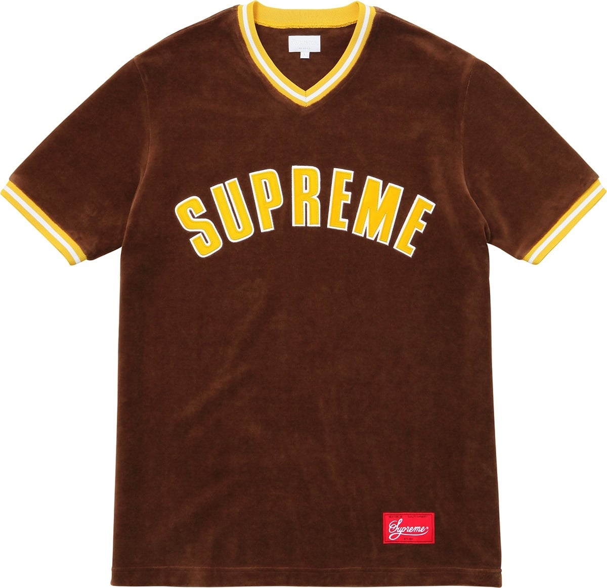 Velour Baseball Top view 2